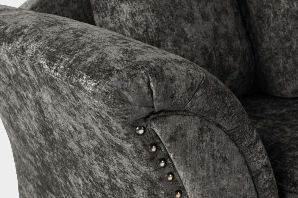 Canterbury Grey Fabric 2 Seater Sofa